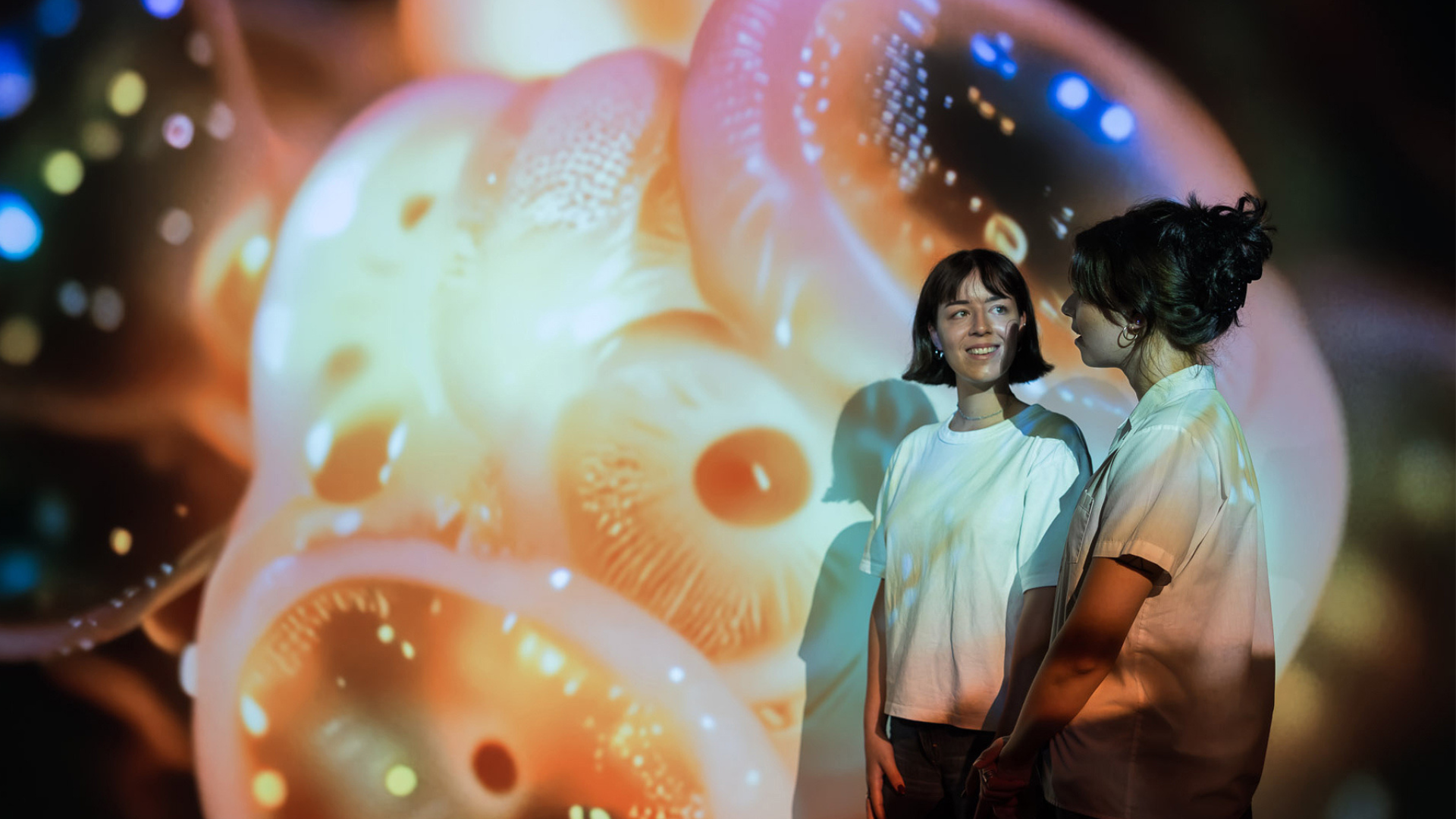 Data Dreams: Art and AI 展览现场主视觉