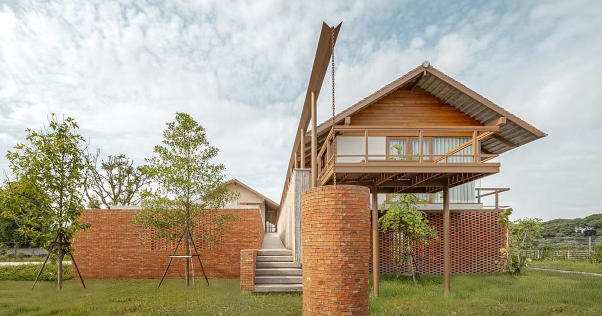 BodinChapa 在湄公河畔完成抬升式住宅:地方类型学被重新翻译为气候响应设计